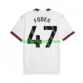 Tenue Manchester City Phil Foden 47 Exterieur 2023-2024 Maillot de Foot